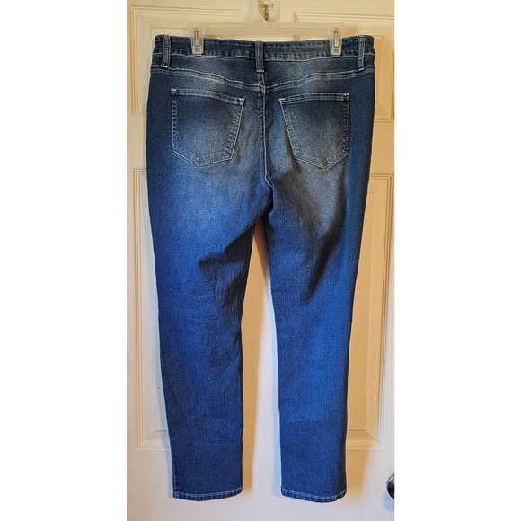 Hydraulic Jeans Women's Size 14 Nolita Curvy Ankle Skinny Mid Rise Blue - Picture 2 of 12